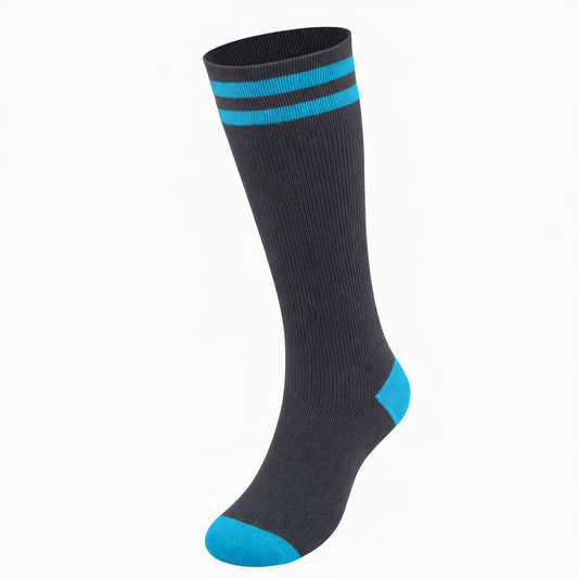 SUBMRGD NorthCore™ Waterproof Thermal Mid-Calf Socks – Dual Stripe-Blue