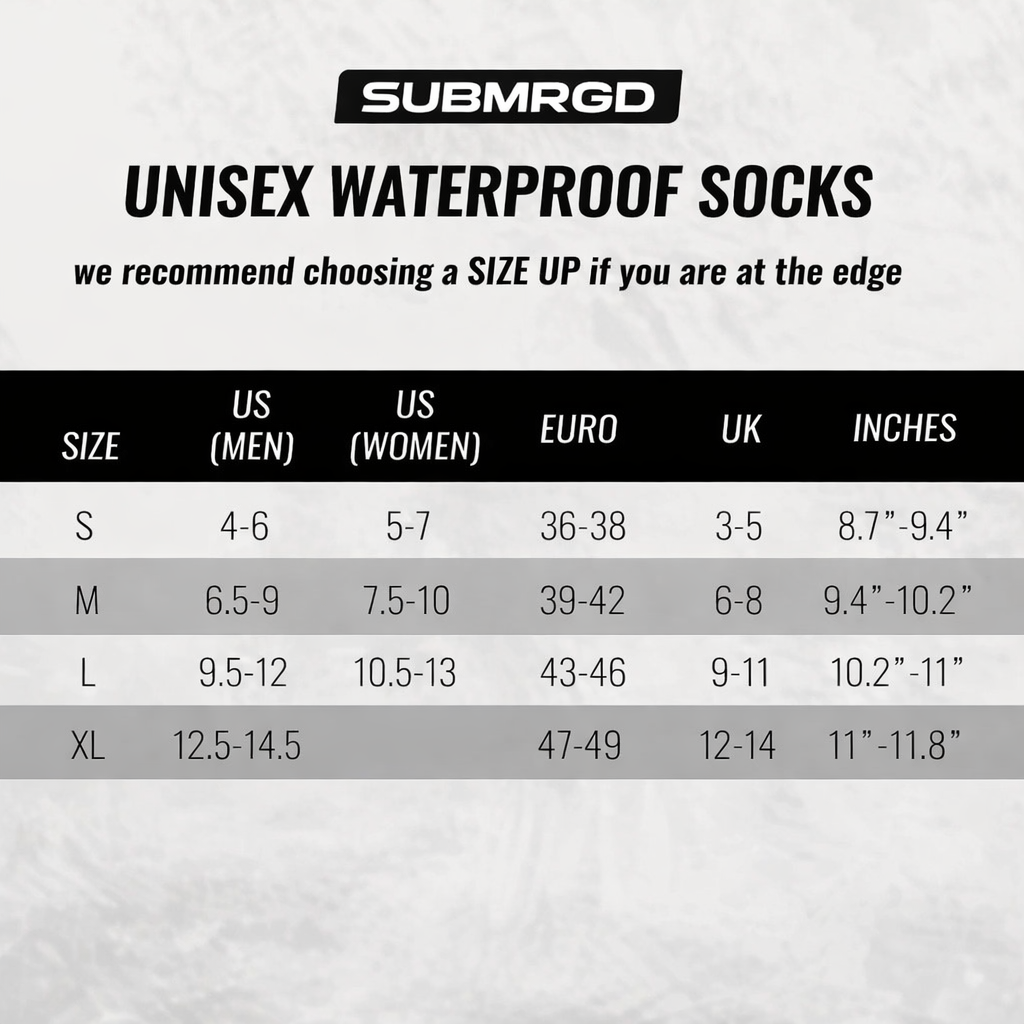 SUBMRGD NorthCore™ Waterproof Thermal Mid-Calf Socks – Dual Stripe-Blue