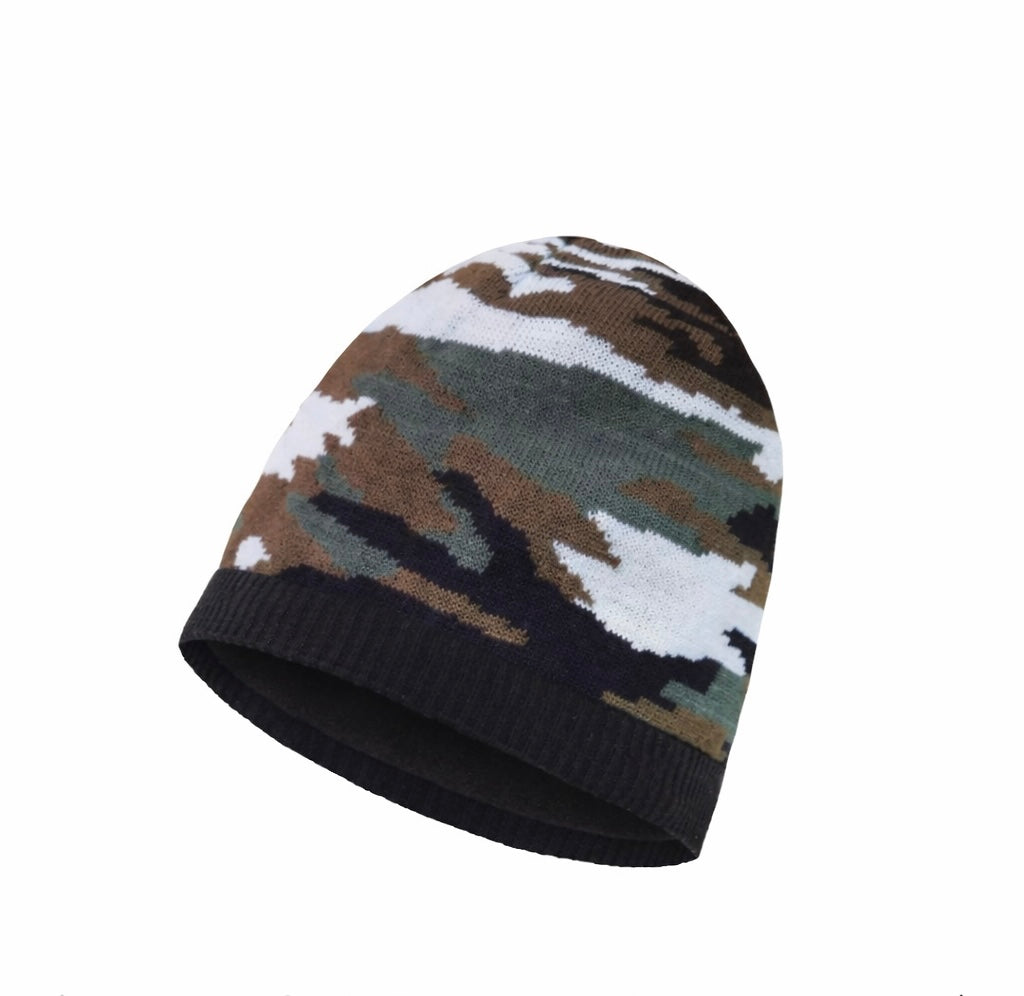 SUBMRGD Waterproof Merino Beanie – Green Camo