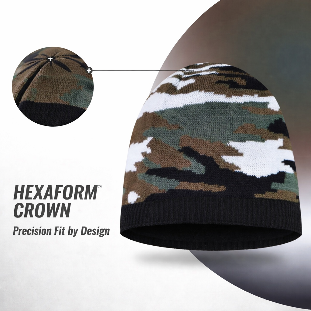 SUBMRGD Waterproof Merino Beanie – Green Camo