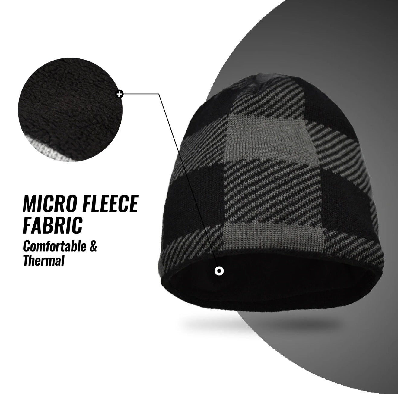 SUBMRGD Waterproof Merino Beanie-Storm Grid