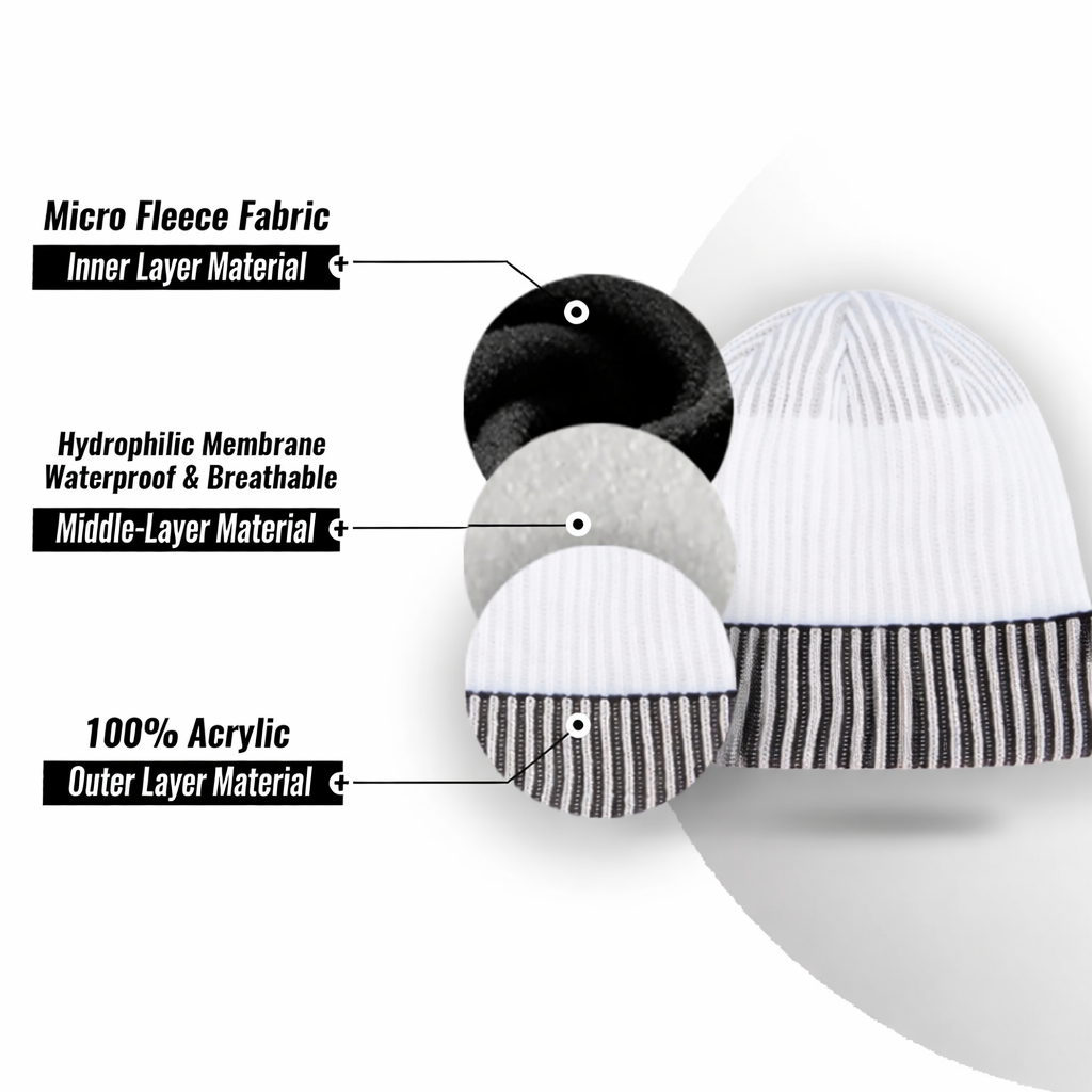 SUBMRGD Waterproof Merino Beanie-    Northern White
