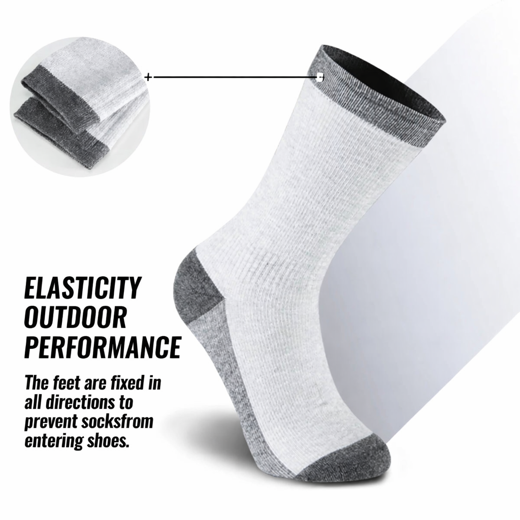 SUBMRGD Waterproof Crew Socks-White Storm