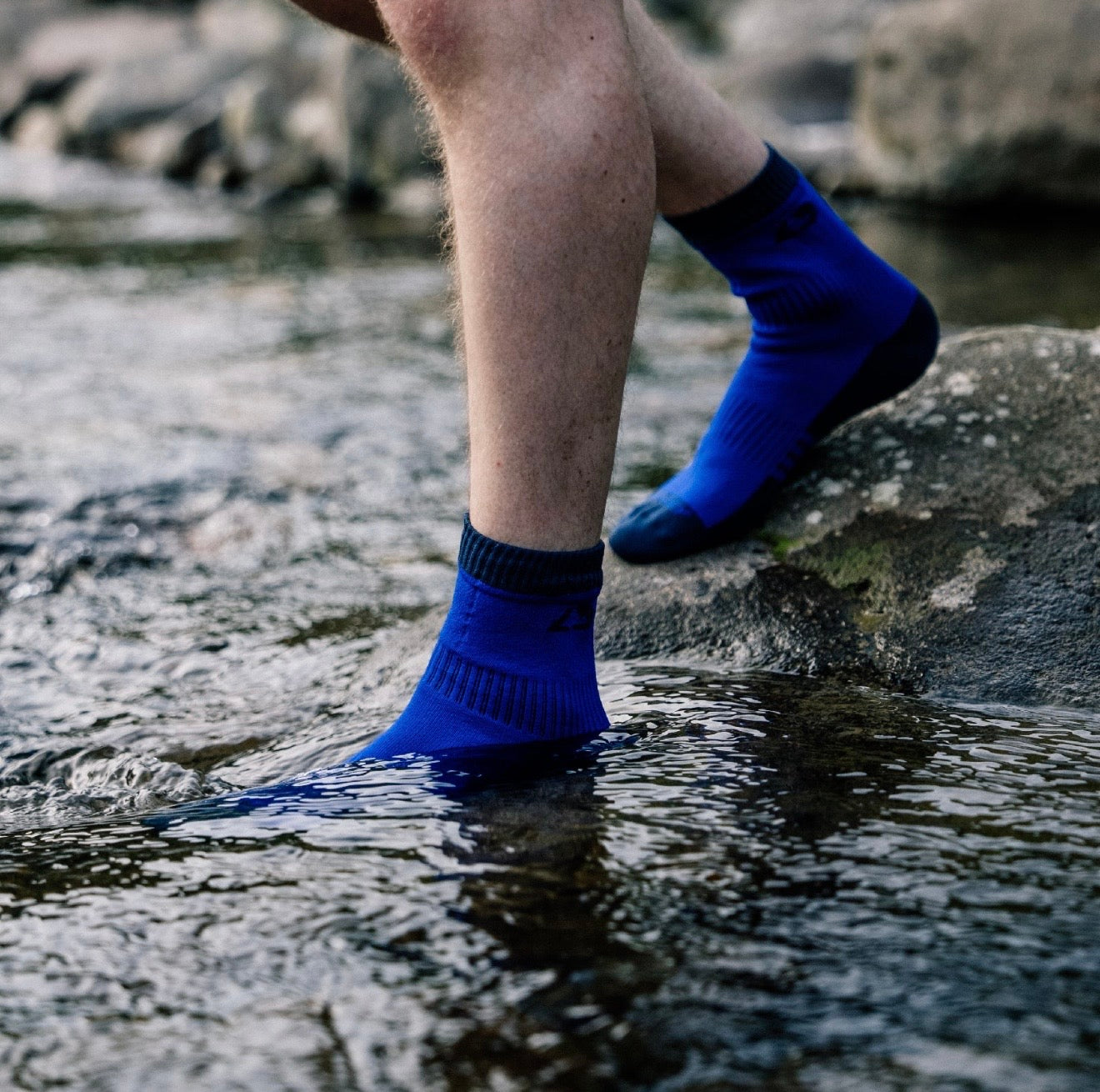 SUBMRGD Ultralite™ Dri-Knit Waterproof Ankle Socks – Blue
