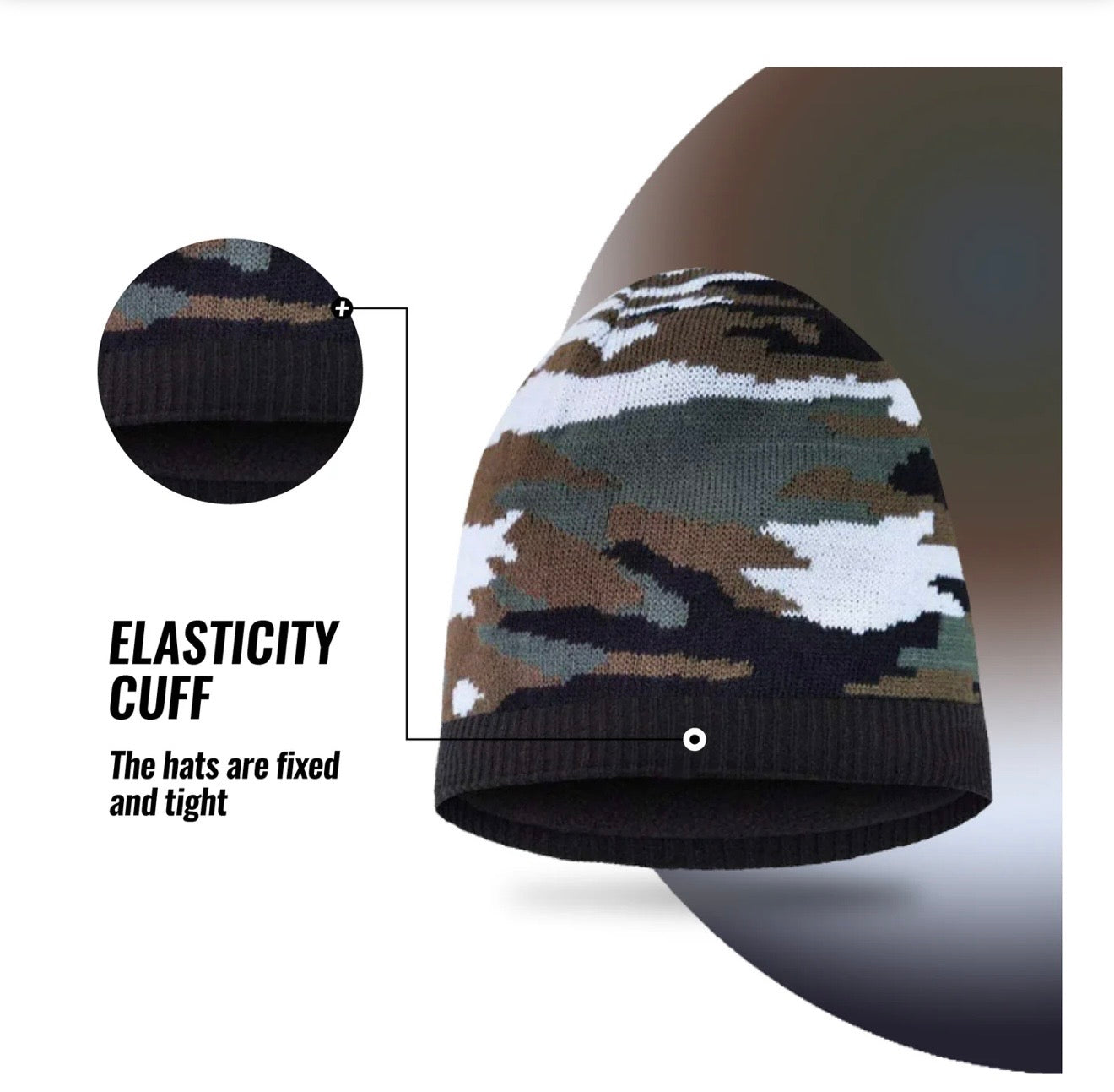 SUBMRGD Waterproof Merino Beanie – Green Camo