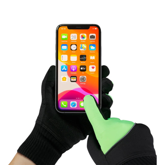 SUBMRGD StormGrip™ Lightweight Merino Waterproof Gloves – Black/Green