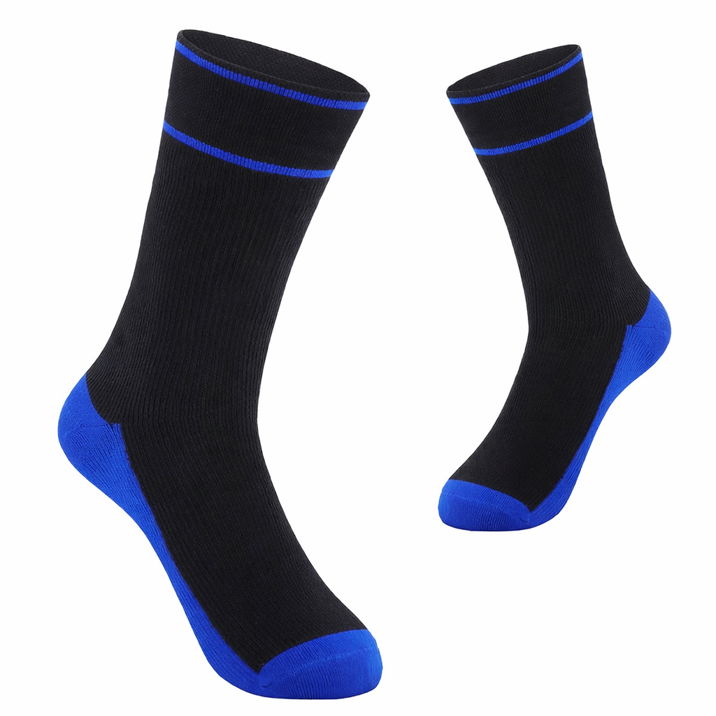 SUBMRGD Waterproof Crew Socks- Blue Midnight