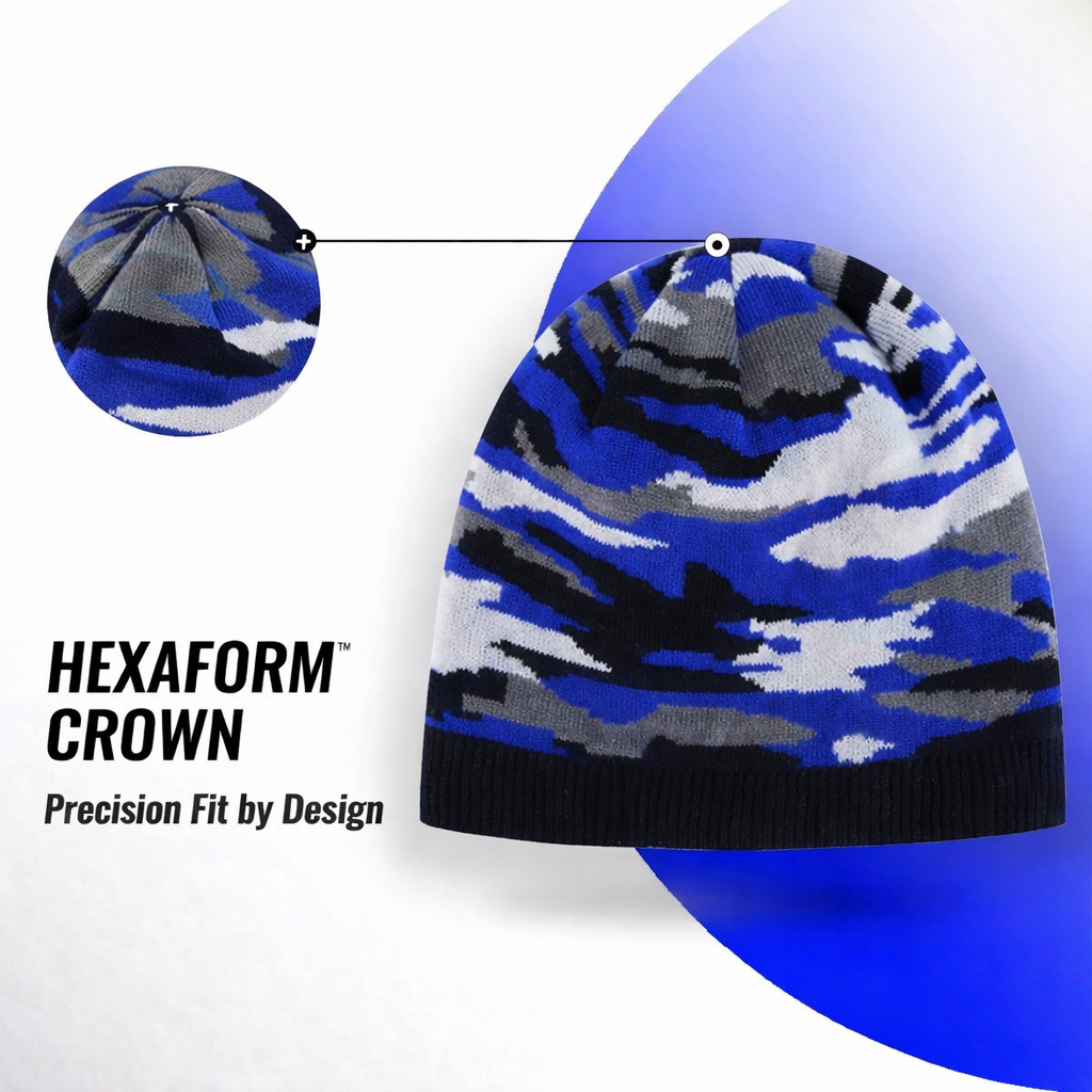 SUBMRGD Waterproof Merino Beanie – Blue Camo