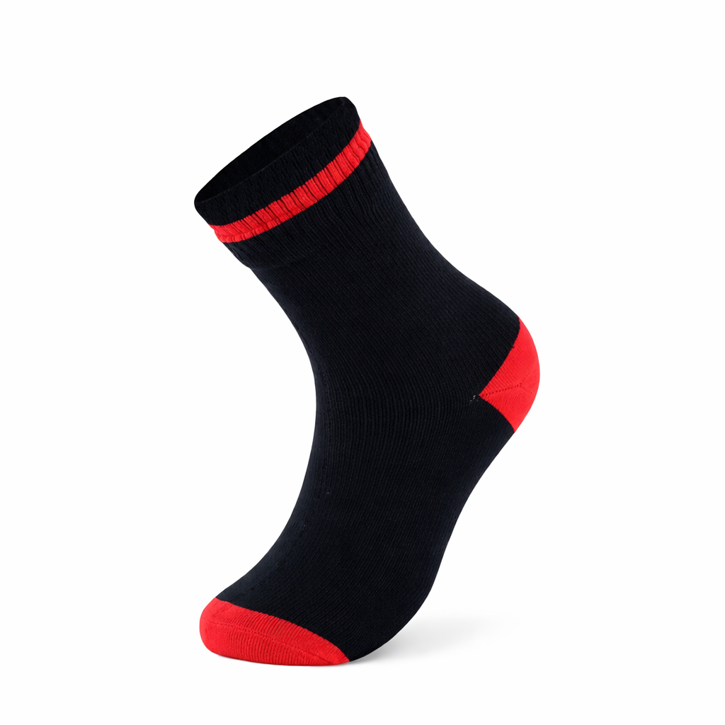 SUBMRGD Waterproof Ankle Socks – Black / Red