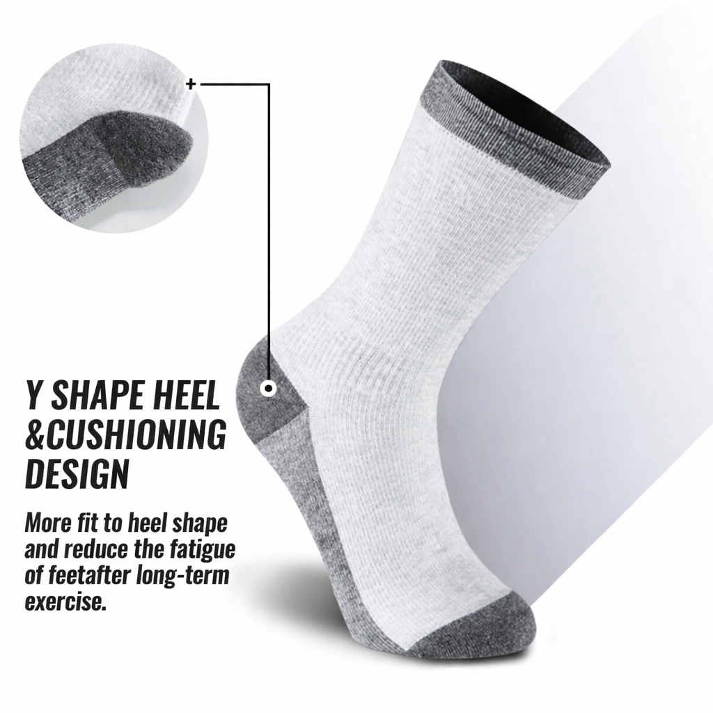 SUBMRGD Waterproof Crew Socks-White Storm