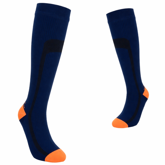 SUBMRGD Waterproof Thermal-lite Knee High Socks-Blue/Orange