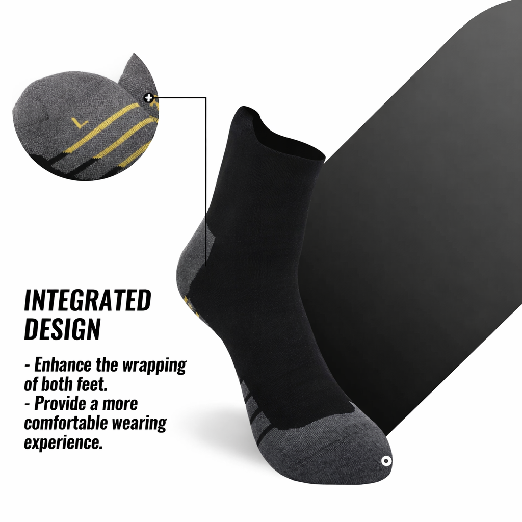 SUBMRGD TrailDry™ Ultralight Waterproof Dri-Nit Ankle Socks – Black