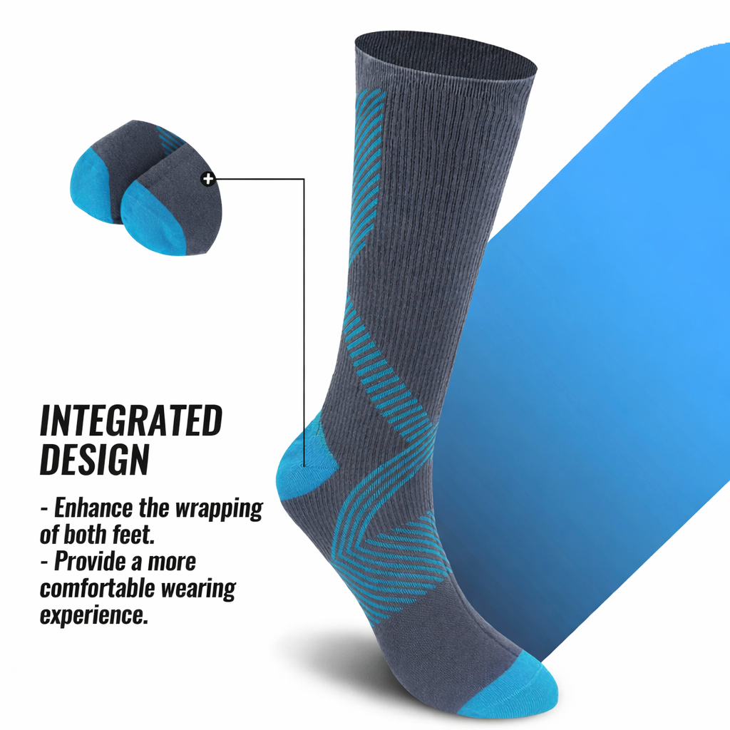 SUBMRGD NorthCore™ Waterproof Thermal Mid-Calf Socks-Blue
