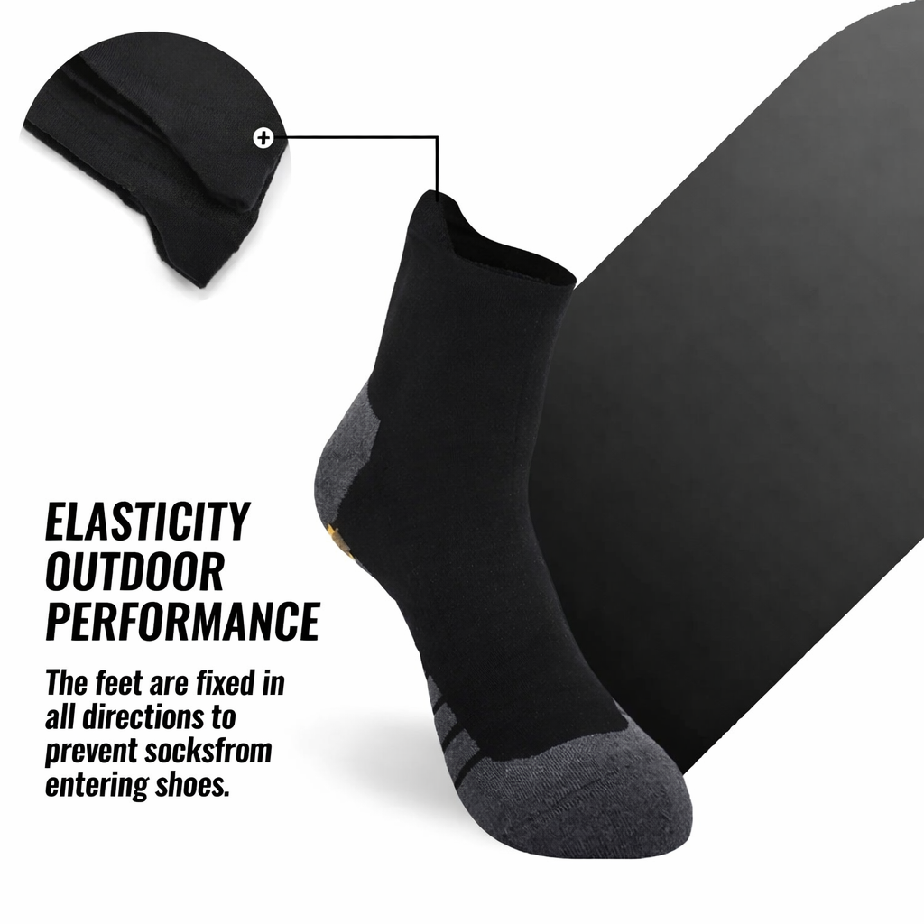 SUBMRGD TrailDry™ Ultralight Waterproof Dri-Nit Ankle Socks – Black