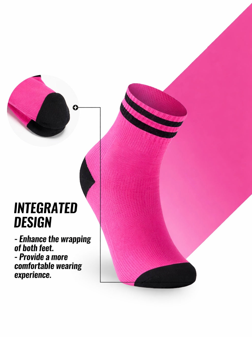 SUBMRGD Waterproof Ankle Socks – Pink