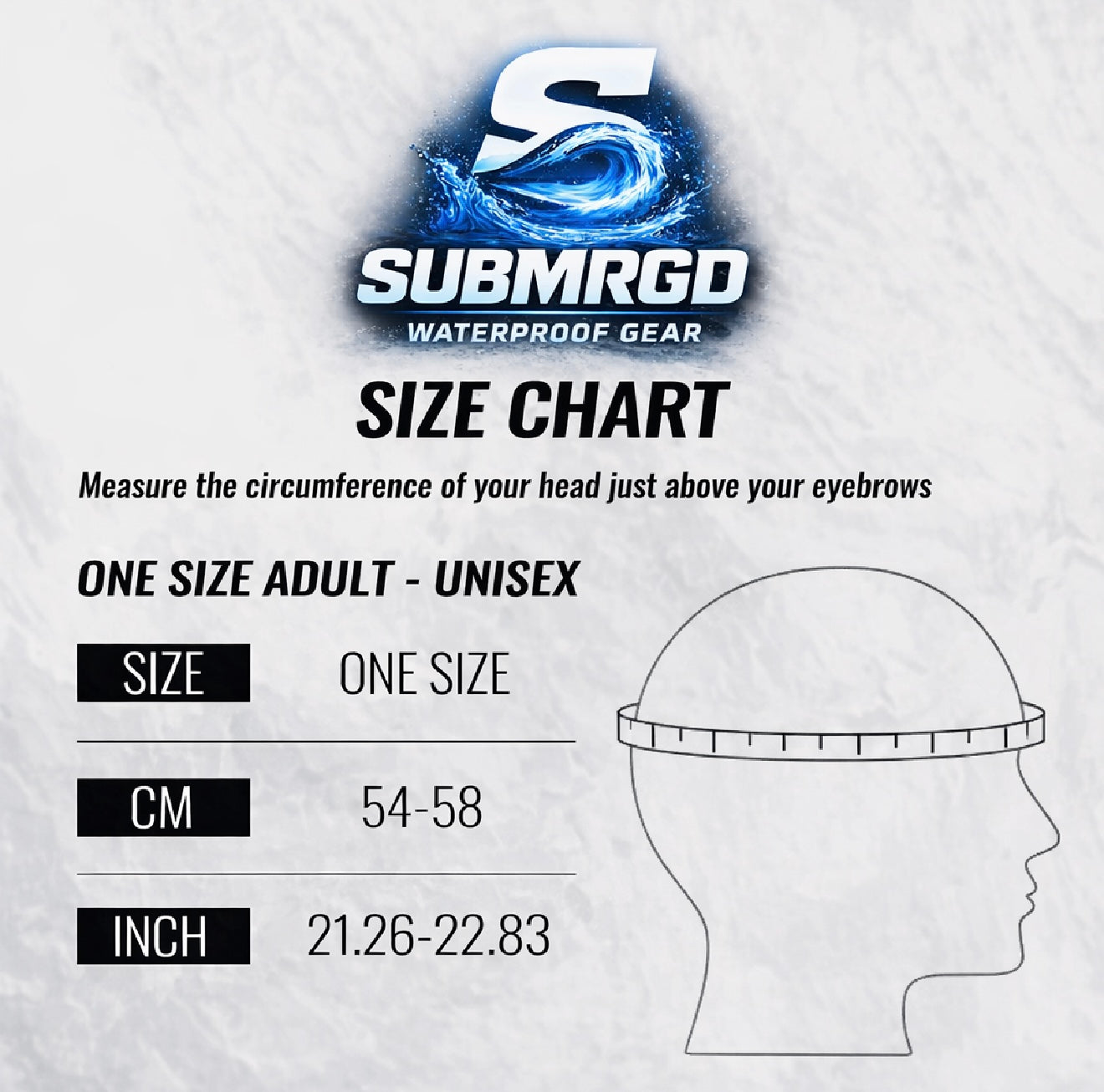 SUBMRGD Waterproof Merino Beanie-Storm Grid