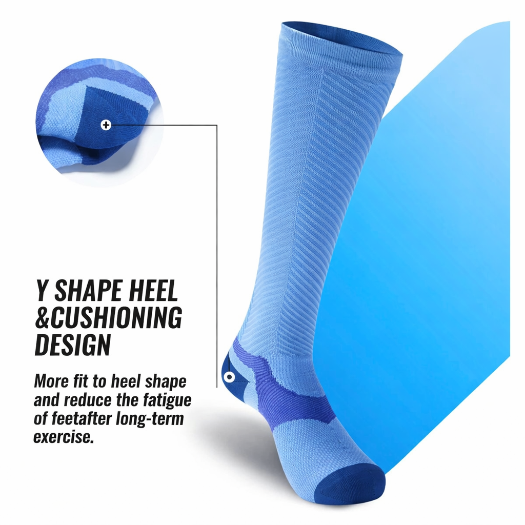 SUBMRGD Waterproof Knee-High Socks – Blue