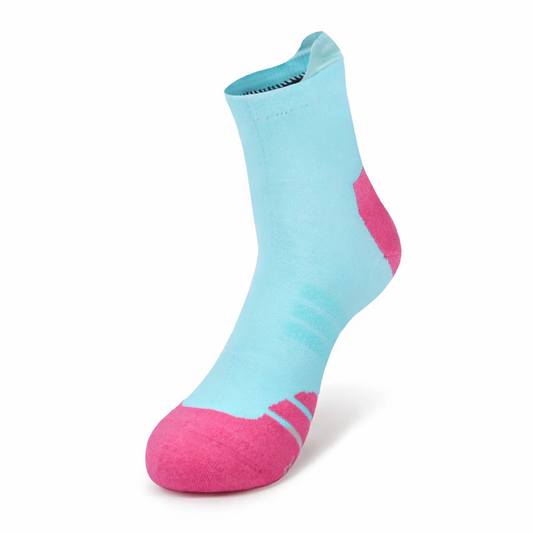 SUBMRGD Ultralite™ Dri-Knit Waterproof Ankle Socks-Aqua/Pink