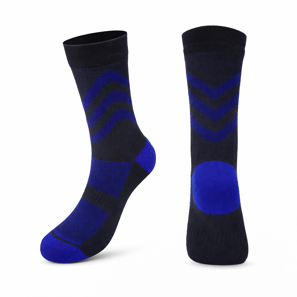 SUBMRGD Waterproof Crew Socks – Blue Current