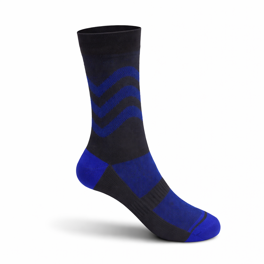 SUBMRGD Waterproof Crew Socks – Blue Current