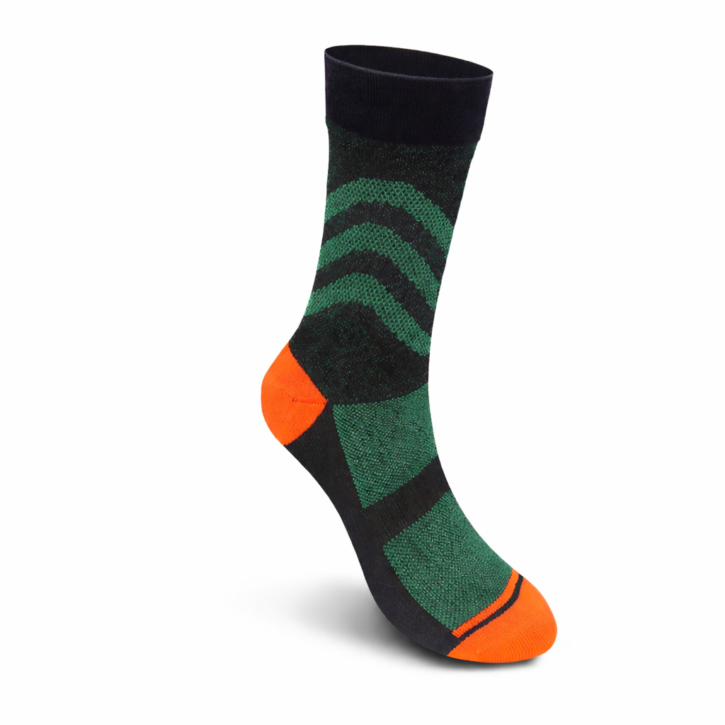 SUBMRGD Waterproof Crew Socks-Orange Current