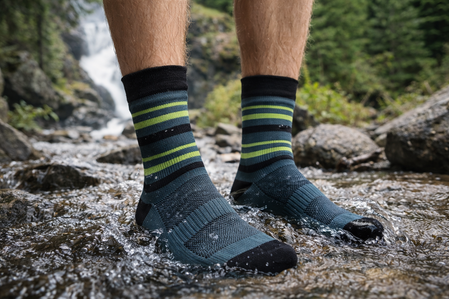 SUBMRGD Waterproof Crew Socks-Cool Max
